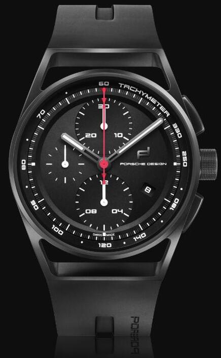 Replica Porsche Design Watch 1919 CHRONOTIMER BLACK & RUBBER 4046901418250